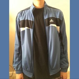 ADIDAS BLUE TRACK JACKET